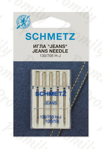 Иглы для джинсы №100, Schmetz, 5шт от магазина Promily в Черкесске
