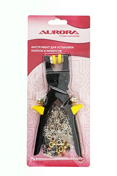 ИНСТРУМЕНТ ДЛЯ УСТАНОВКИ КНОПОК И ЛЮВЕРСОВ Aurora AU-SA50 от магазина Promily в Черкесске